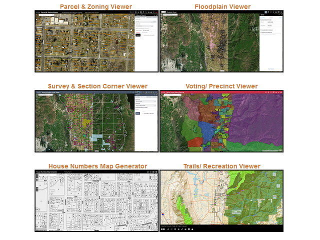 The GIS Division provides multiple web viewers for displaying spatial data about Cache County