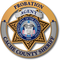 Cache County Sheriff's Office Probation Agent badge